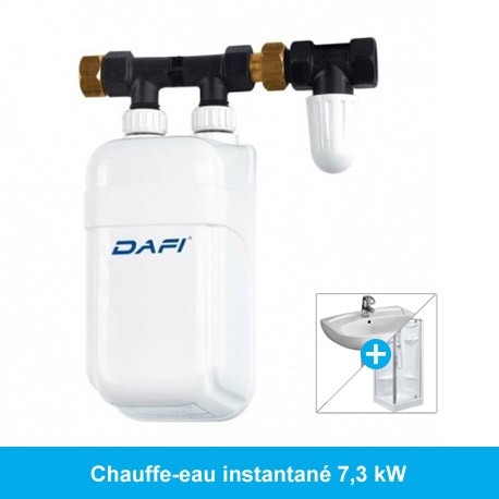 Mini chauffe-eau instantané 7,3 kW - Mini Chauffe Eau DAFI